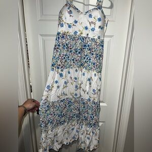 Floor Length Floral Dress